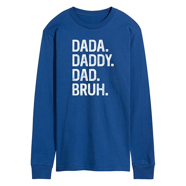 Мужская футболка dada daddy dad bruh с длинным рукавом Licensed Character, Blue
Мужская футболка dada daddy dad bruh с длинным рукавом Licensed Character, Blue