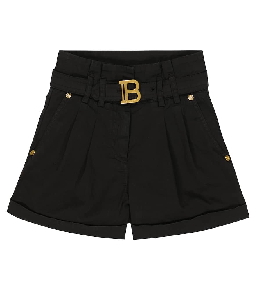 Хлопковые шорты с поясом Balmain Kids, 930or-Nero/Oro
Хлопковые шорты с поясом Balmain Kids, 930or-Nero/Oro