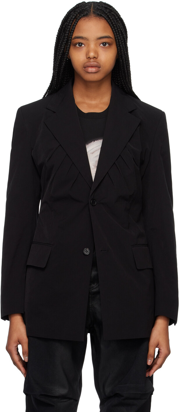 Черный пиджак со сборками We11done
Черный пиджак со сборками We11done