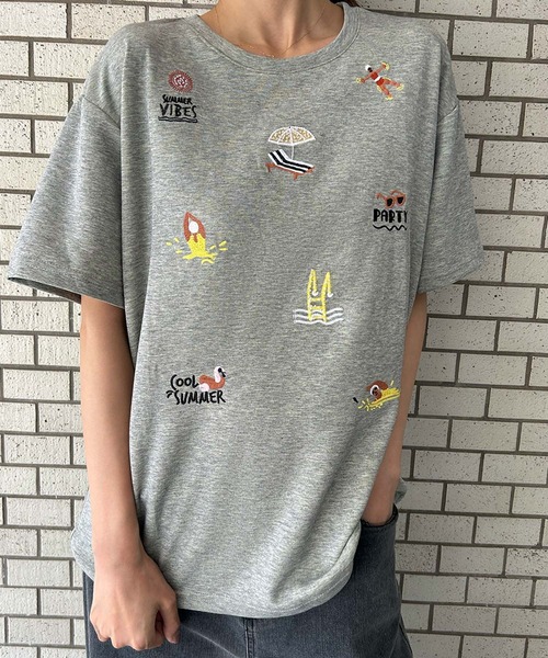 Футболка с вышитым принтом, двухцветная, бренд LOWO, синий
Футболка с вышитым принтом, двухцветная, бренд LOWO, синий