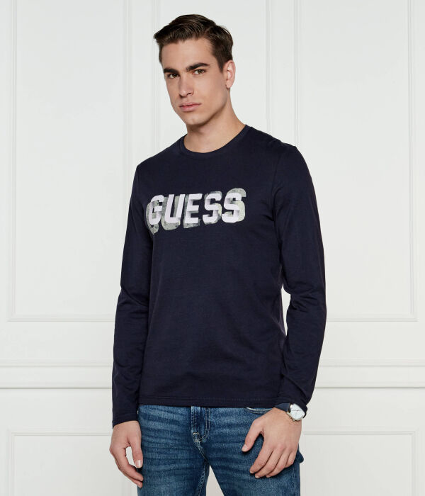 Лонгслив мужской Guess Jeans с логотипом, синий
Лонгслив мужской Guess Jeans с логотипом, синий