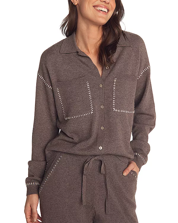 Рубашка с застежкой на пуговицы и швом "внахлест" Bella Dahl, серый
Рубашка с застежкой на пуговицы и швом "внахлест" Bella Dahl, серый