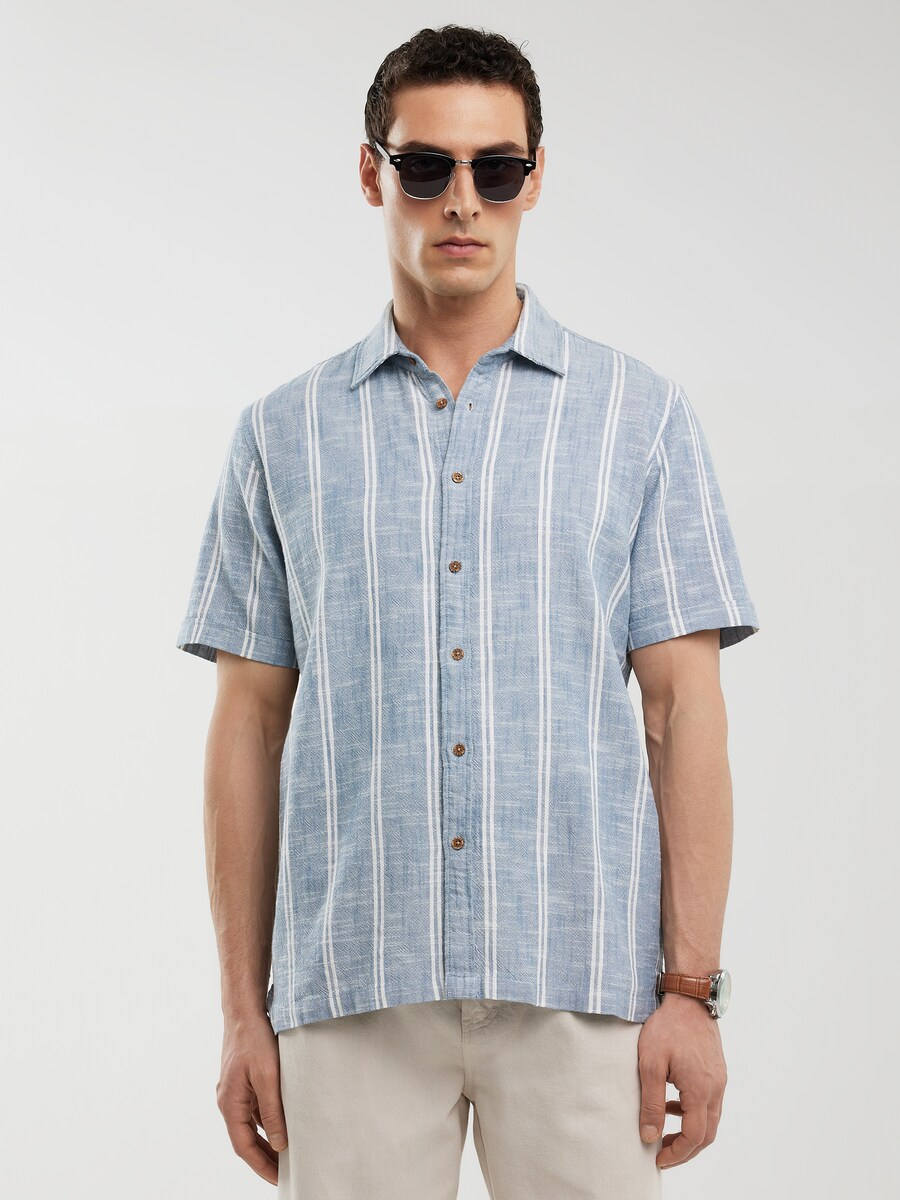 Рубашка на пуговицах BIG STAR Luizner, синий
Рубашка на пуговицах BIG STAR Luizner, синий