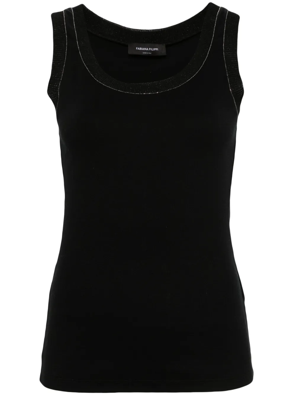 Топ с U-образным вырезом Fabiana Filippi, черный
Топ с U-образным вырезом Fabiana Filippi, черный
