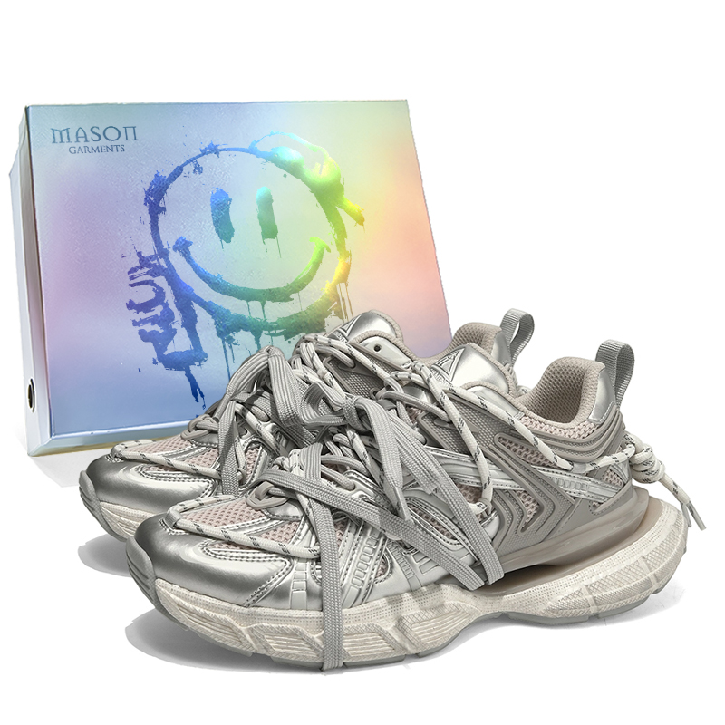 Masongarments Кроссовки Cage устойчивые к истиранию, дышащие, легкие, увеличивающие рост низкие массивные унисекс шампань (со шнуровкой), цвет Champagne (Lace-Up) 
Masongarments Кроссовки Cage устойчивые к истиранию, дышащие, легкие, увеличивающие рост низкие массивные унисекс шампань (со шнуровкой), цвет Champagne (Lace-Up)