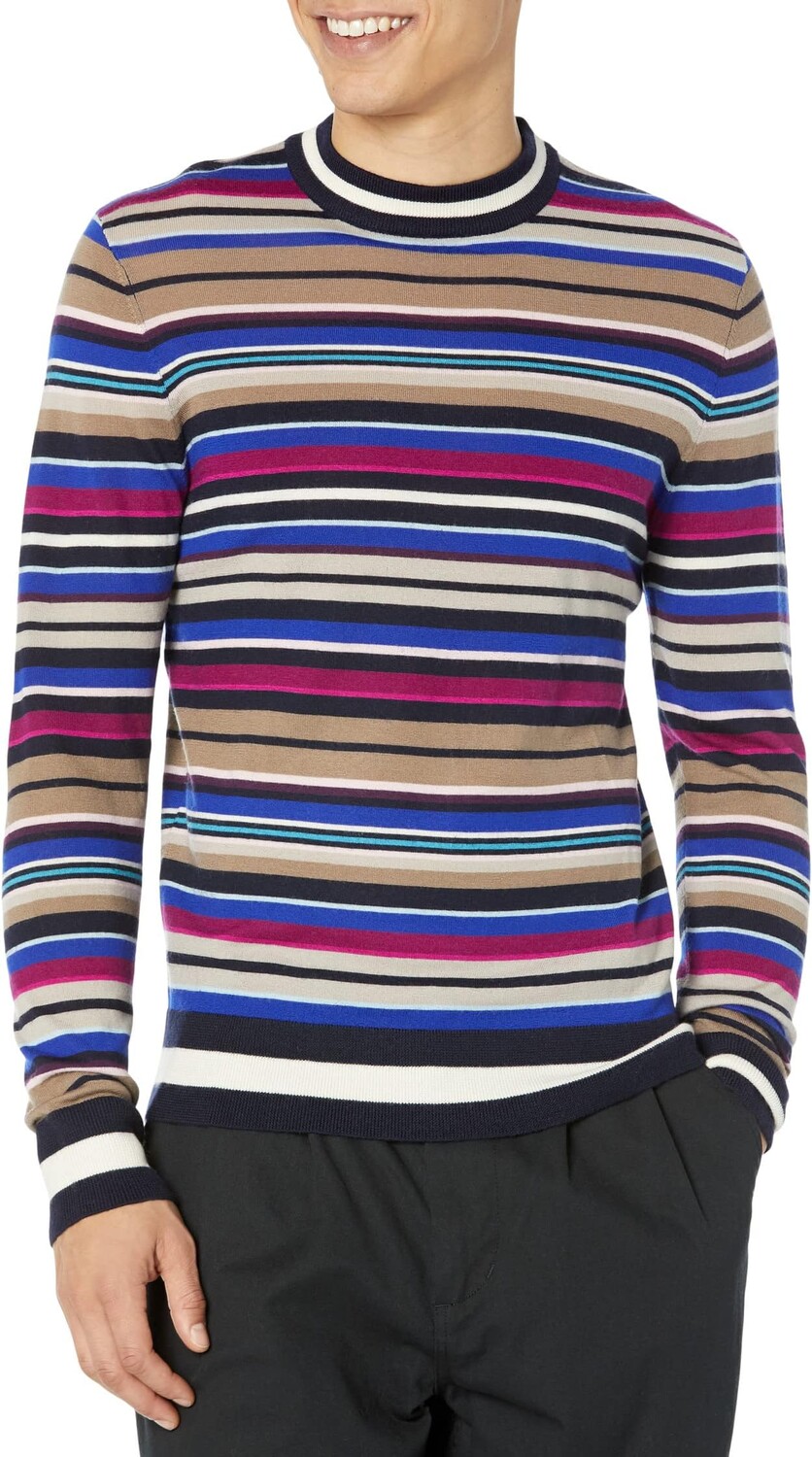 Свитер Lightweight Multi Stripe Biella Merino Crew Good Man Brand, цвет Navy Pink Multi Stripe
Свитер Lightweight Multi Stripe Biella Merino Crew Good Man Brand, цвет Navy Pink Multi Stripe
