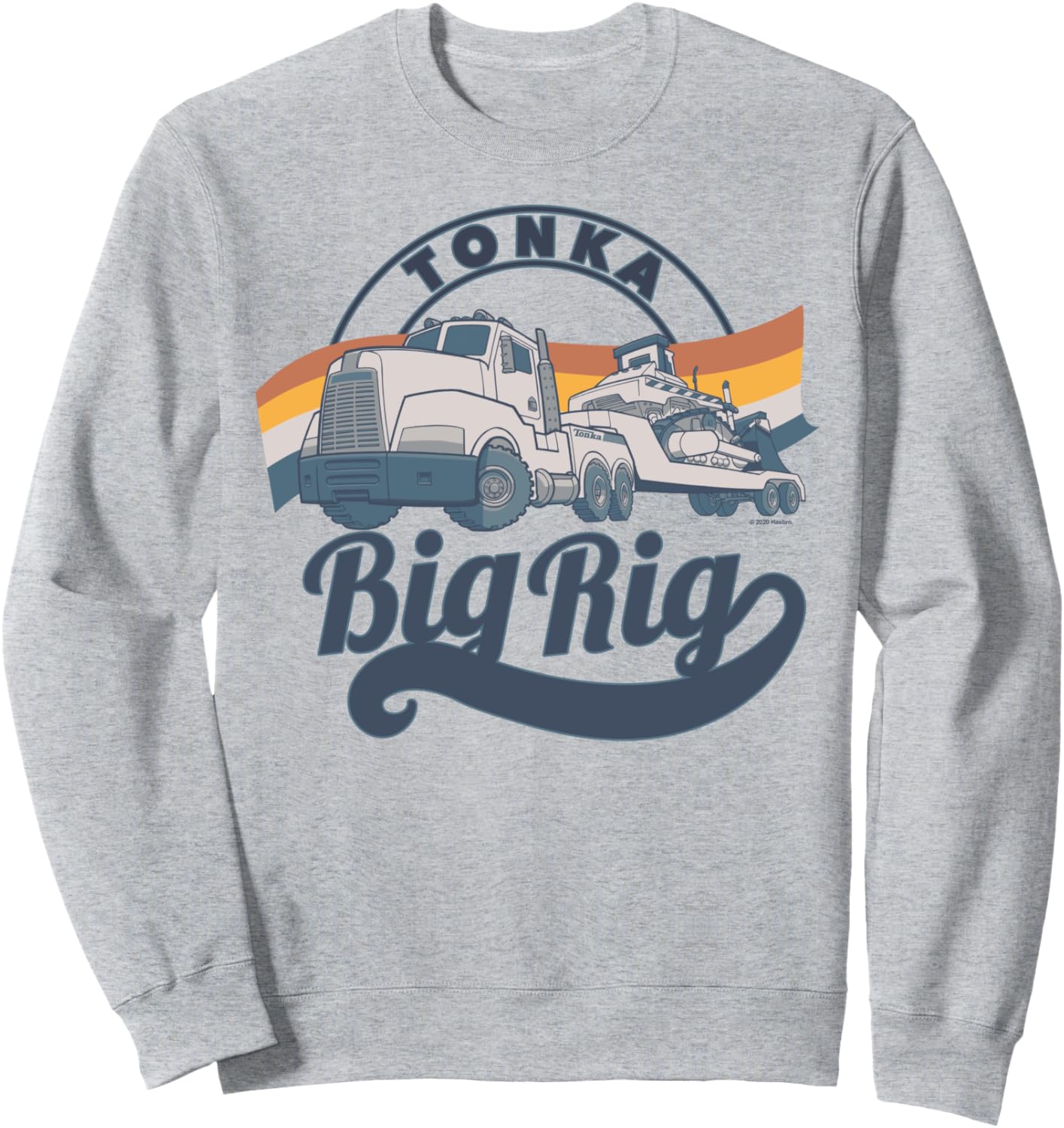 Толстовка Tonka Big Rig Retro с радужным полосатым логотипом, серый
Толстовка Tonka Big Rig Retro с радужным полосатым логотипом, серый