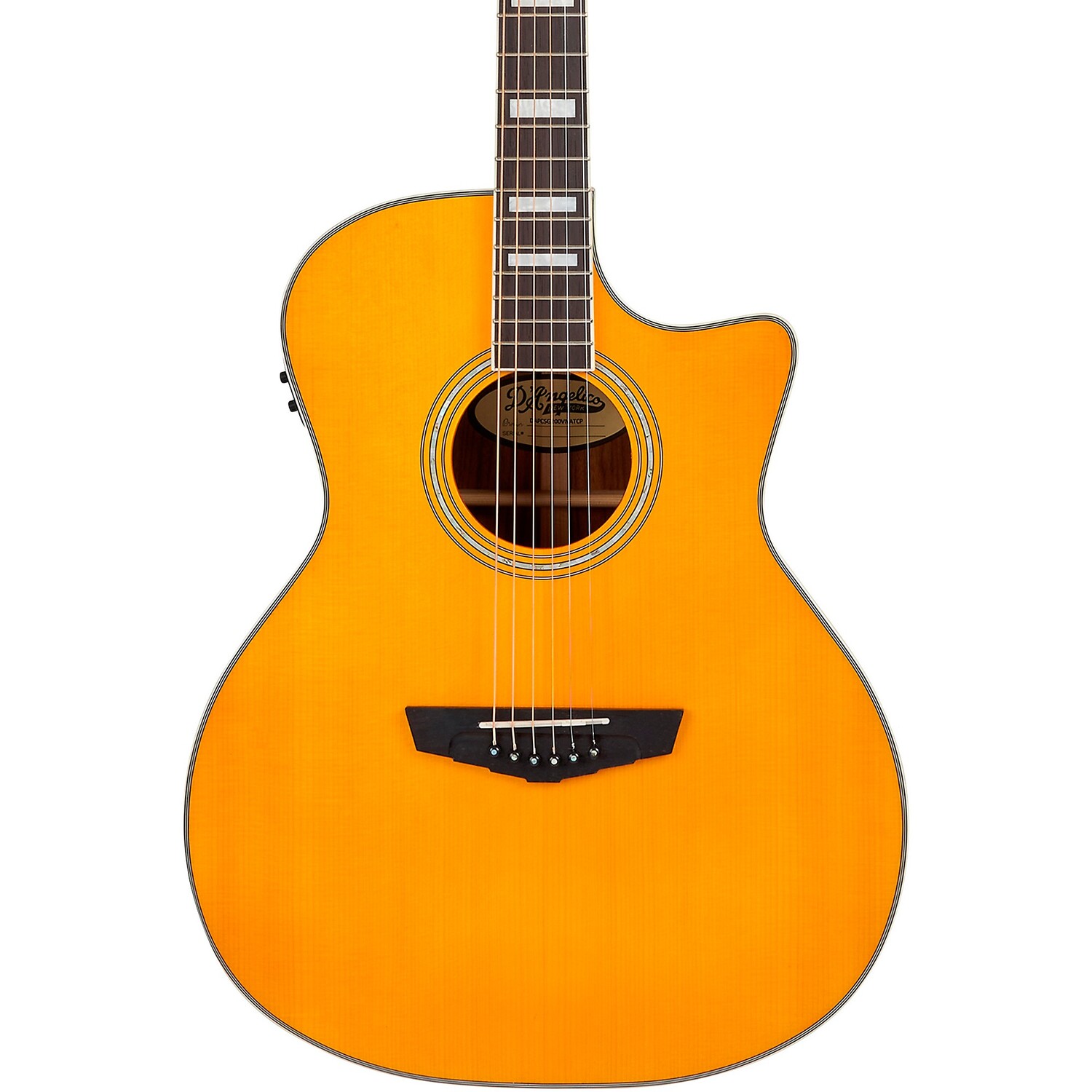 Акустическая электрогитара D'Angelico Premier Series Gramercy CS Cutaway Orchestra Vintage Natural
Акустическая электрогитара D'Angelico Premier Series Gramercy CS Cutaway Orchestra Vintage Natural