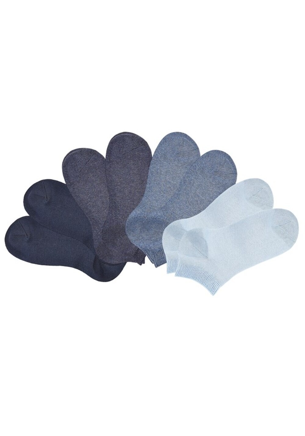 Носки до щиколотки Go In, темно-синий/пыльно-синий/голубой/черный 
Носки до щиколотки Go In, темно-синий/пыльно-синий/голубой/черный