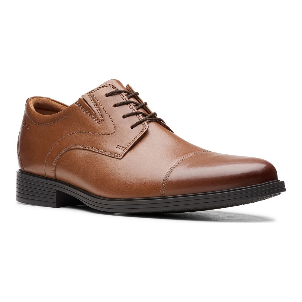 Мужские кожаные модельные туфли Clarks Whiddon Cap, цвет Dark Tan
Мужские кожаные модельные туфли Clarks Whiddon Cap, цвет Dark Tan