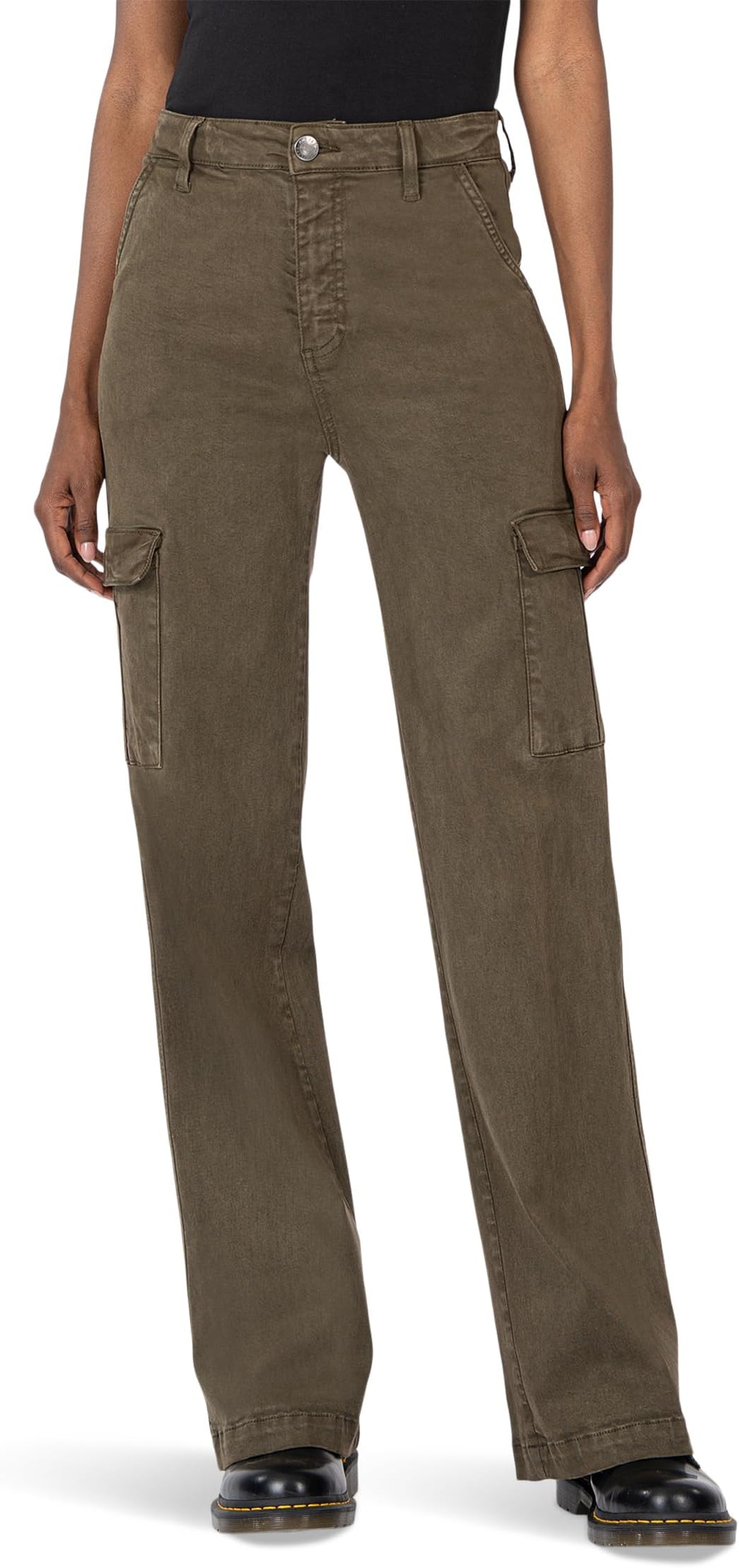Джинсы KUT from the Kloth Miller High-Rise-Wide Leg Pants with Cargo Pockets in Black, оливковый
Джинсы KUT from the Kloth Miller High-Rise-Wide Leg Pants with Cargo Pockets in Black, оливковый