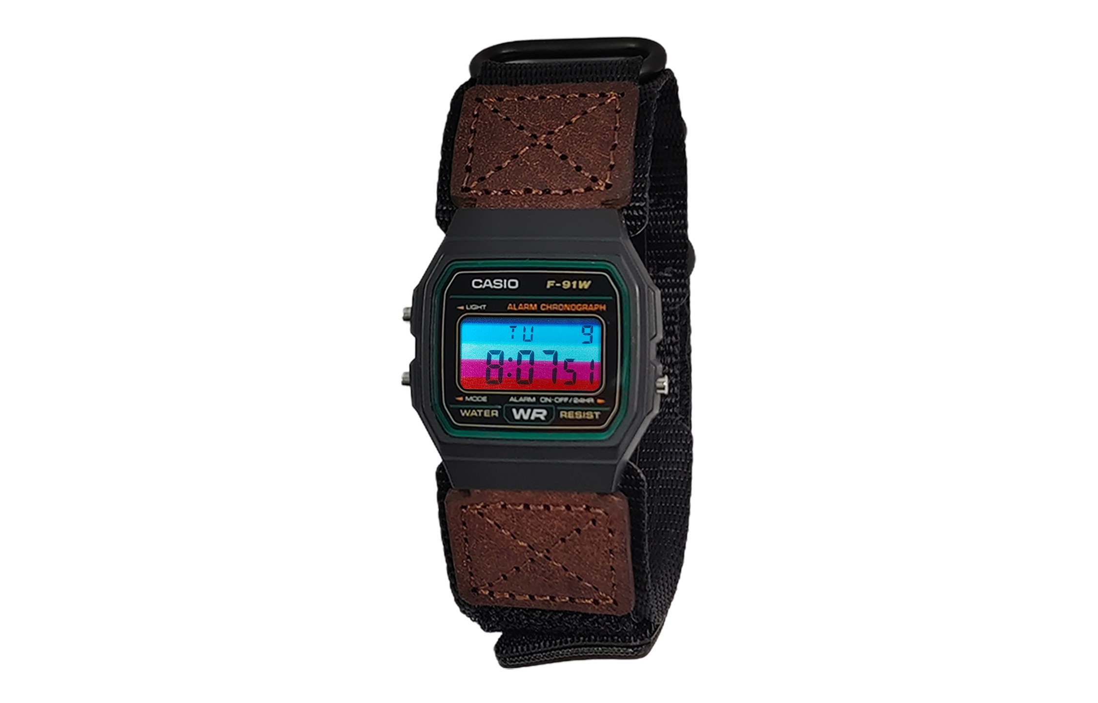 CASIO Мужские часы Retrofit Series с кварцевым механизмом и нейлоновым ремешком, черный циферблат
CASIO Мужские часы Retrofit Series с кварцевым механизмом и нейлоновым ремешком, черный циферблат