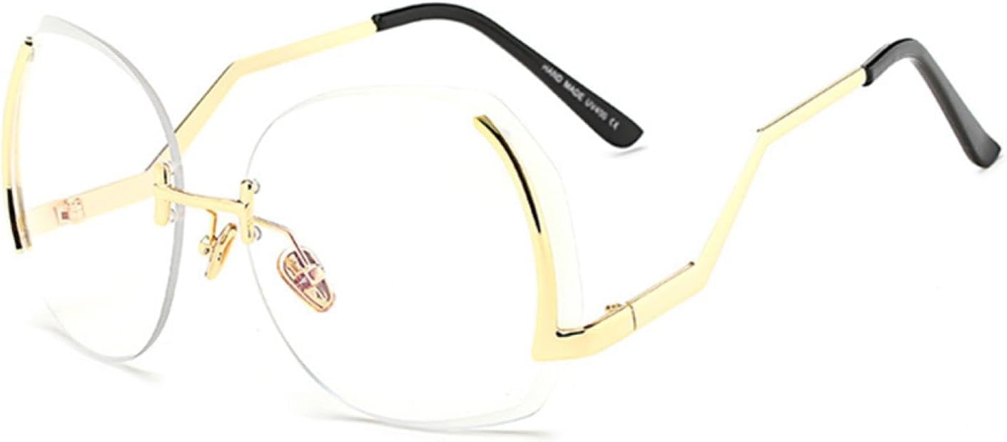 Классические солнцезащитные очки без оправы, золотистая оправа, градиентный винтажный дизайн, для женщин и мужчин, защита от УФ-излучения UV400, прозрачные VFDHN, Gold Clear
Классические солнцезащитные очки без оправы, золотистая оправа, градиентный винтажный дизайн, для женщин и мужчин, защита от УФ-излучения UV400, прозрачные VFDHN, Gold Clear