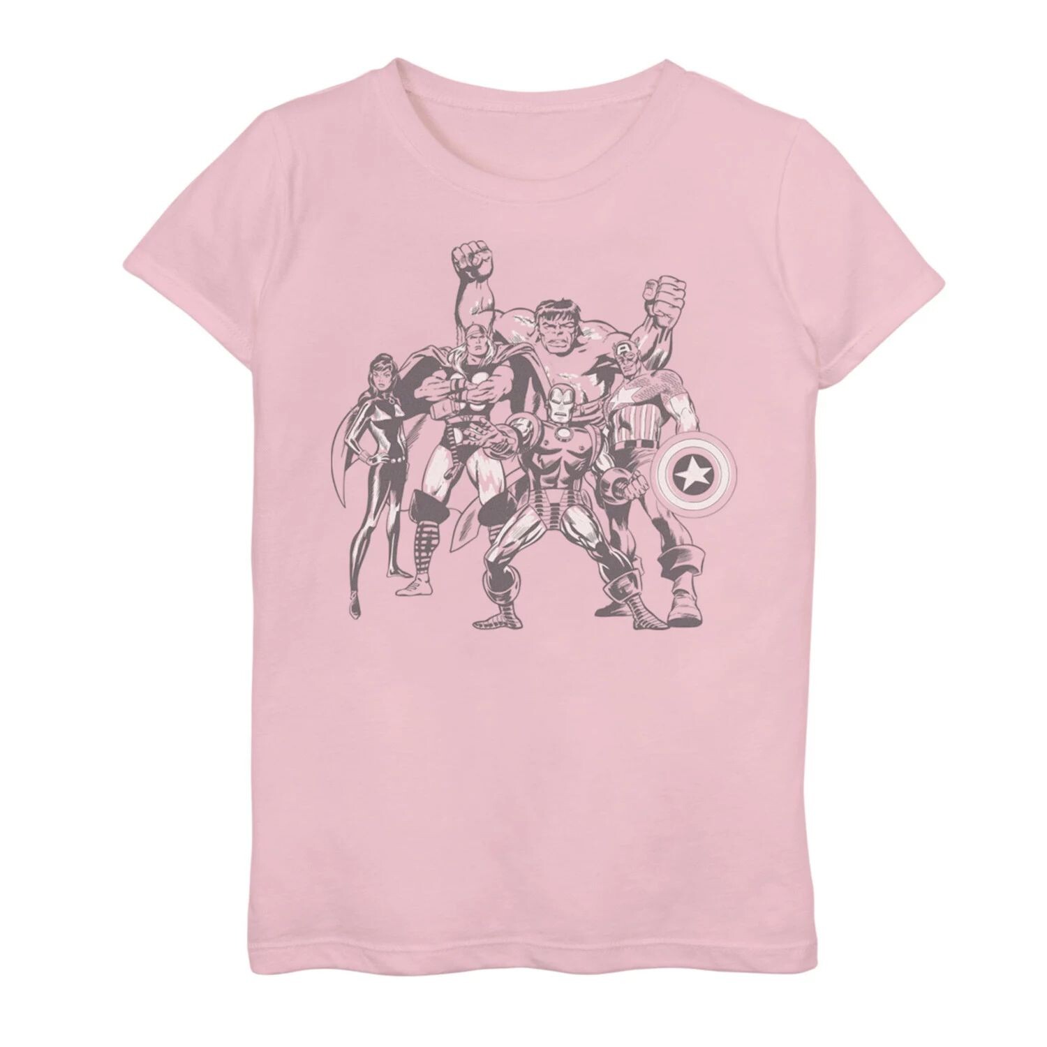 Футболка с рисунком группы Marvel в стиле ретро для девочек 7–16 лет Marvel
Футболка с рисунком группы Marvel в стиле ретро для девочек 7–16 лет Marvel