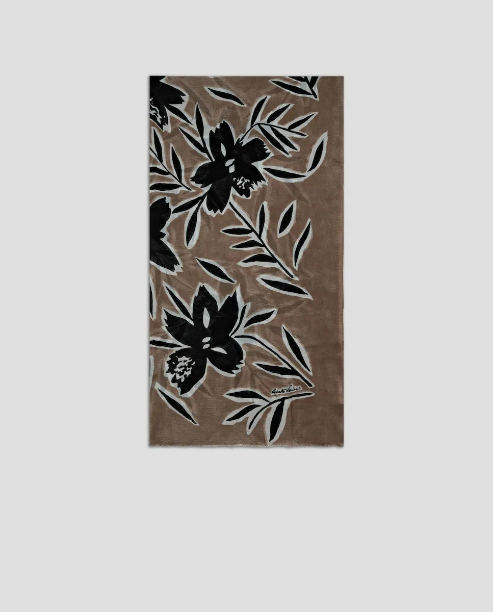 Женский шарф с цветочным принтом Roberto Verino, песочный
Женский шарф с цветочным принтом Roberto Verino, песочный