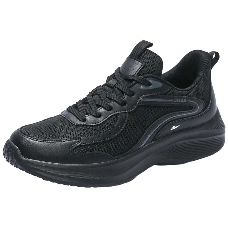 Kuding Амортизирующие, противоскользящие, износостойкие, дышащие, с полным покрытием, легкие беговые кроссовки для мужчин - черные, осенняя коллекция, цвет Black, Autumn Edition
Kuding Амортизирующие, противоскользящие, износостойкие, дышащие, с полным покрытием, легкие беговые кроссовки для мужчин - черные, осенняя коллекция, цвет Black, Autumn Edition