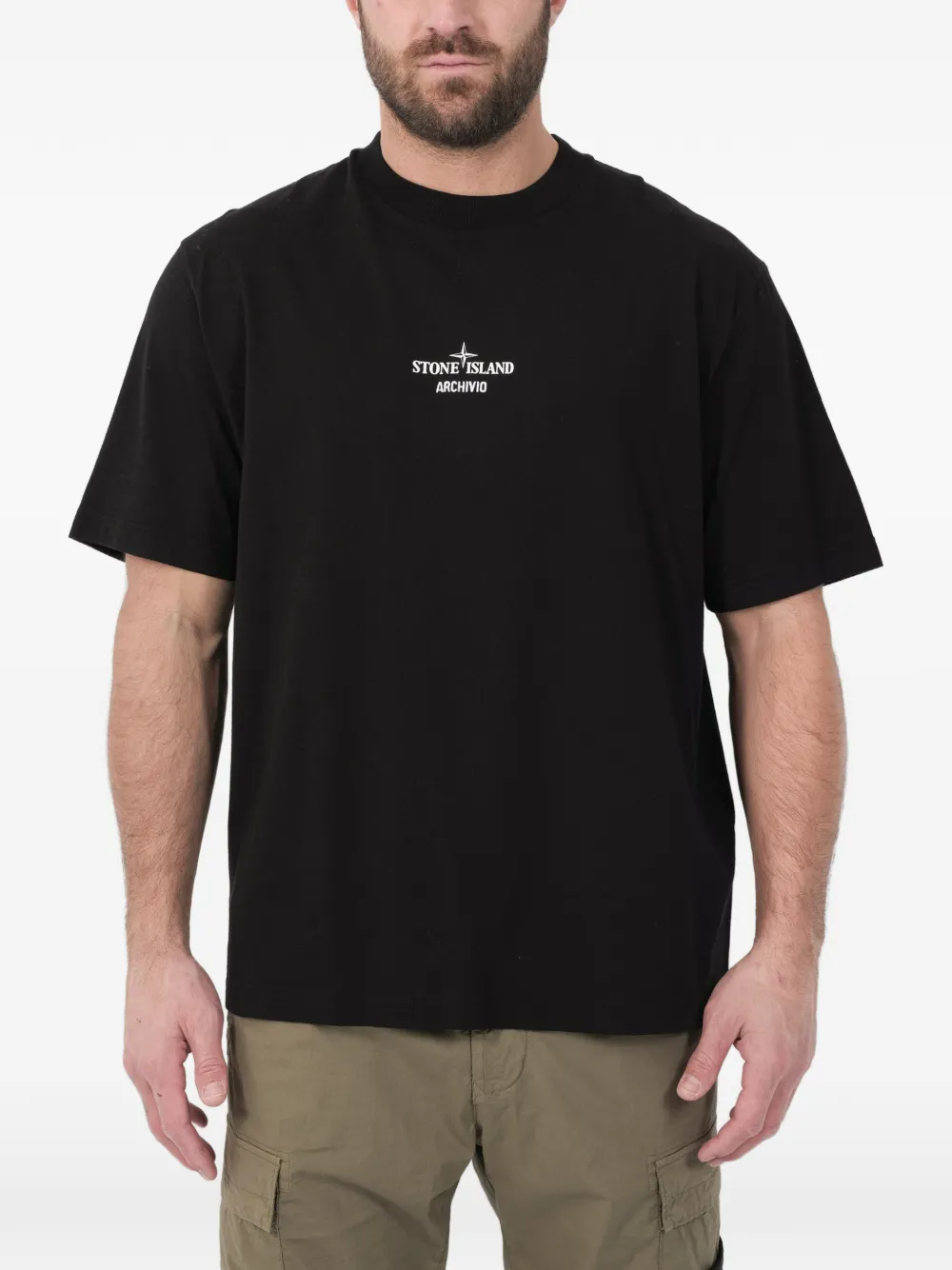 Футболка с принтом-логотипом Stone Island, черный
Футболка с принтом-логотипом Stone Island, черный