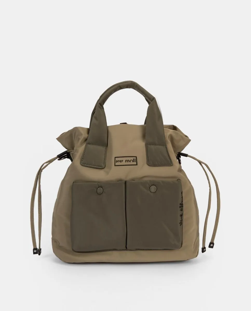 Сумка рюкзак из нейлона Pepe Moll, военный зеленый
Сумка рюкзак из нейлона Pepe Moll, военный зеленый