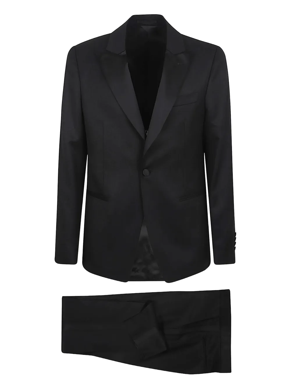 Шерстяной костюм Lardini, черный
Шерстяной костюм Lardini, черный