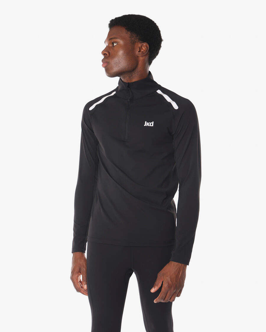 JAKED Мужская черная синтетическая футболка для фитнеса
JAKED Мужская черная синтетическая футболка для фитнеса