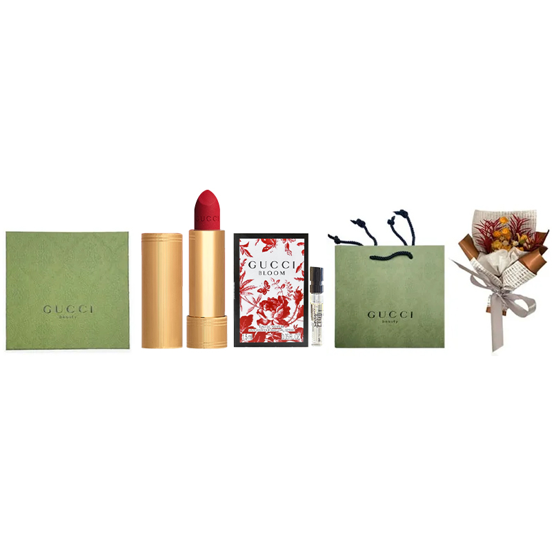 Набор матовой помады из трех штук с сухоцветами Pouring Color, легко растушевывается, стойкий макияж GUCCI
Набор матовой помады из трех штук с сухоцветами Pouring Color, легко растушевывается, стойкий макияж GUCCI