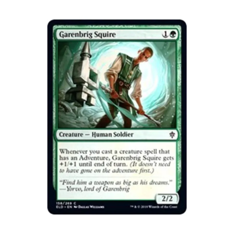 CCG Гаренбриг Сквайр (К), MTG - Throne of Eldraine
CCG Гаренбриг Сквайр (К), MTG - Throne of Eldraine