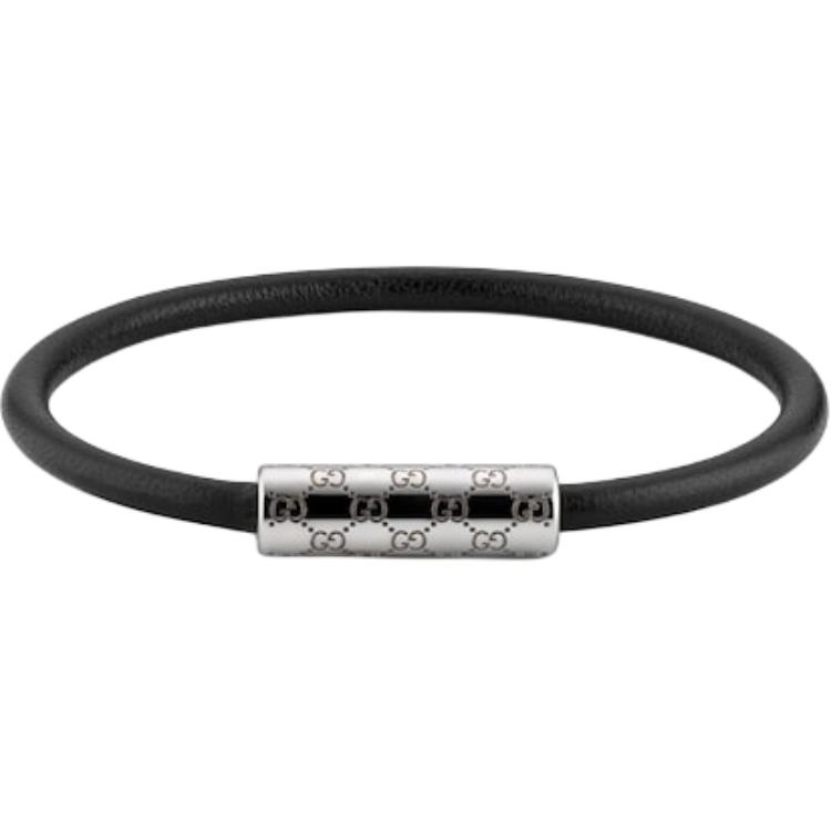 Браслет с деталями Gg Gucci, черный
Браслет с деталями Gg Gucci, черный