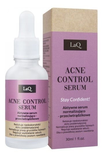 Нормализующая и антиакне сыворотка Будьте уверены! 30мл Laq Acne Control Serum Active
Нормализующая и антиакне сыворотка Будьте уверены! 30мл Laq Acne Control Serum Active