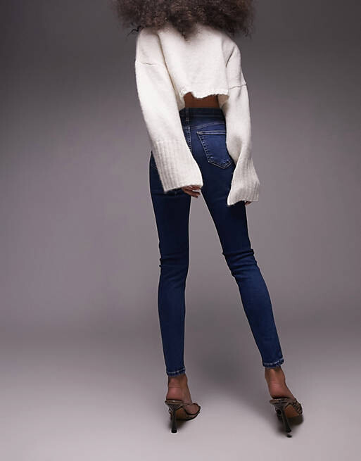 Джинсы Topshop Jamie насыщенного синего цвета
Джинсы Topshop Jamie насыщенного синего цвета