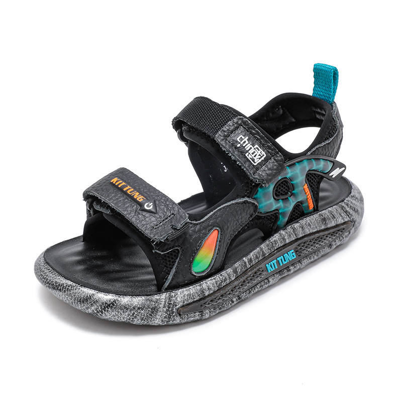 Сандалии детские, противоскользящие, износостойкие, дышащие, с низким верхом Neon, черный
Сандалии детские, противоскользящие, износостойкие, дышащие, с низким верхом Neon, черный