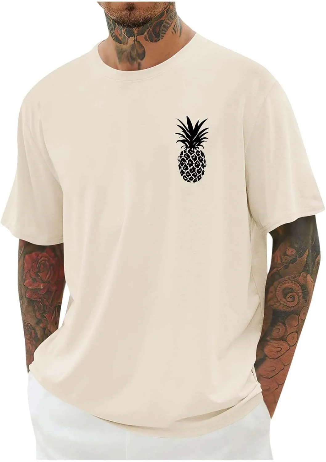 Мужская футболка с коротким рукавом с принтом Pineapple
Мужская футболка с коротким рукавом с принтом Pineapple