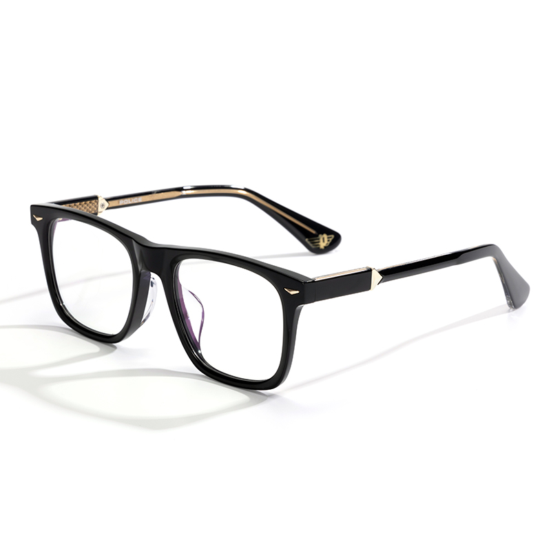 Police Пластиковая оправа квадратной формы для очков унисекс черного цвета, VPLT07K-0703\哑沙黑框 
Police Пластиковая оправа квадратной формы для очков унисекс черного цвета, VPLT07K-0703\哑沙黑框