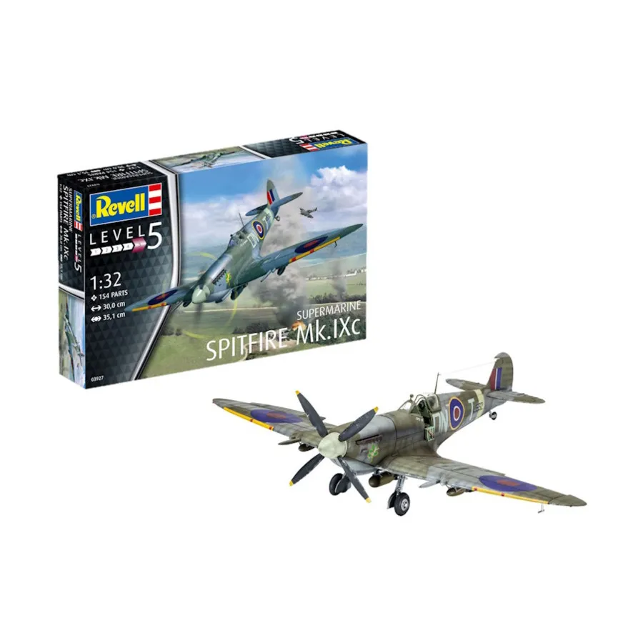 Супермарин Спитфайр Mk.Ixc, Model Kits (1:32) (Revell)
Супермарин Спитфайр Mk.Ixc, Model Kits (1:32) (Revell)