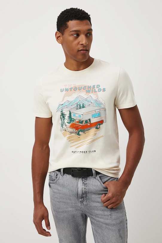 Хлопковая футболка Medicine, бежевый
Хлопковая футболка Medicine, бежевый