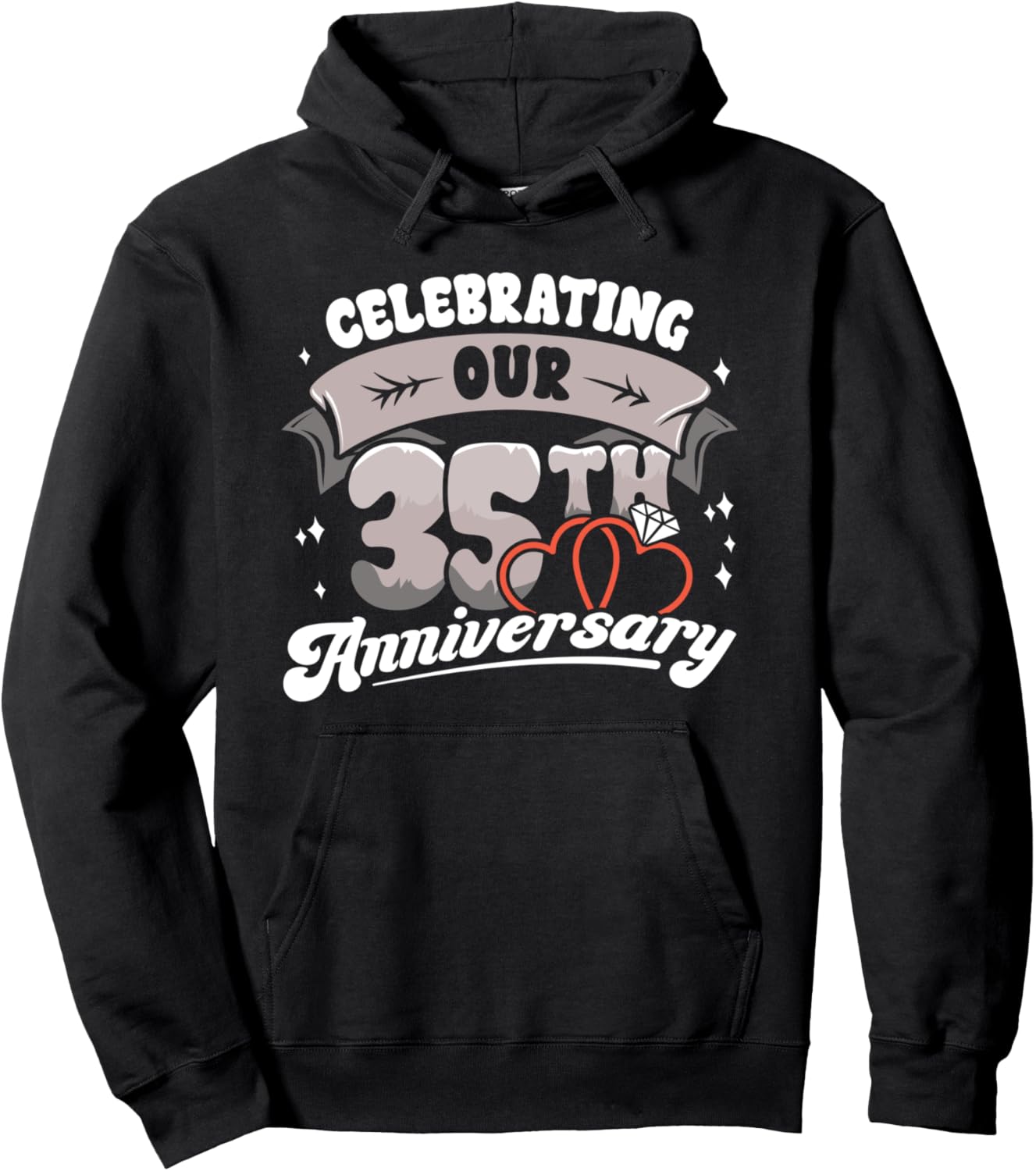 Подходящая толстовка в честь 35-й годовщины свадьбы Ingenius Matching Shirts For Couples' Anniversary, черный
Подходящая толстовка в честь 35-й годовщины свадьбы Ingenius Matching Shirts For Couples' Anniversary, черный