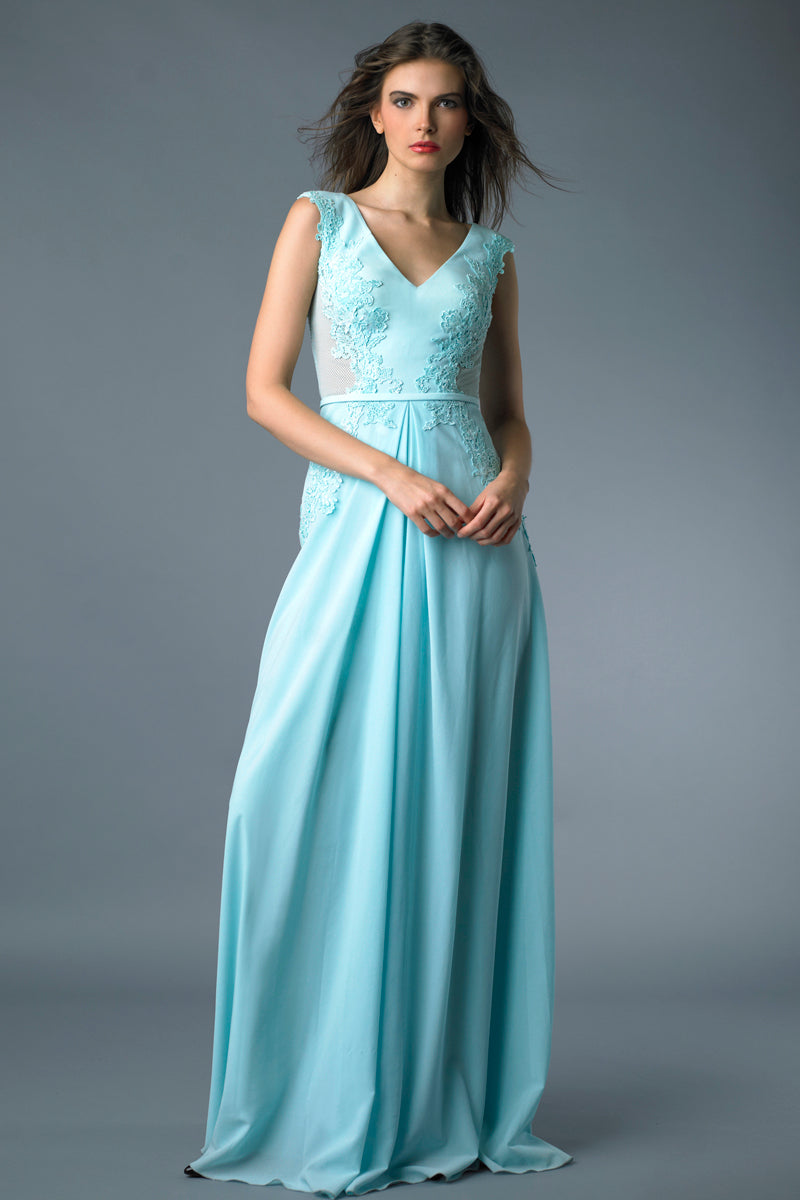 Вечернее платье с плиссировкой спереди Basix Black Label, аква
Вечернее платье с плиссировкой спереди Basix Black Label, аква