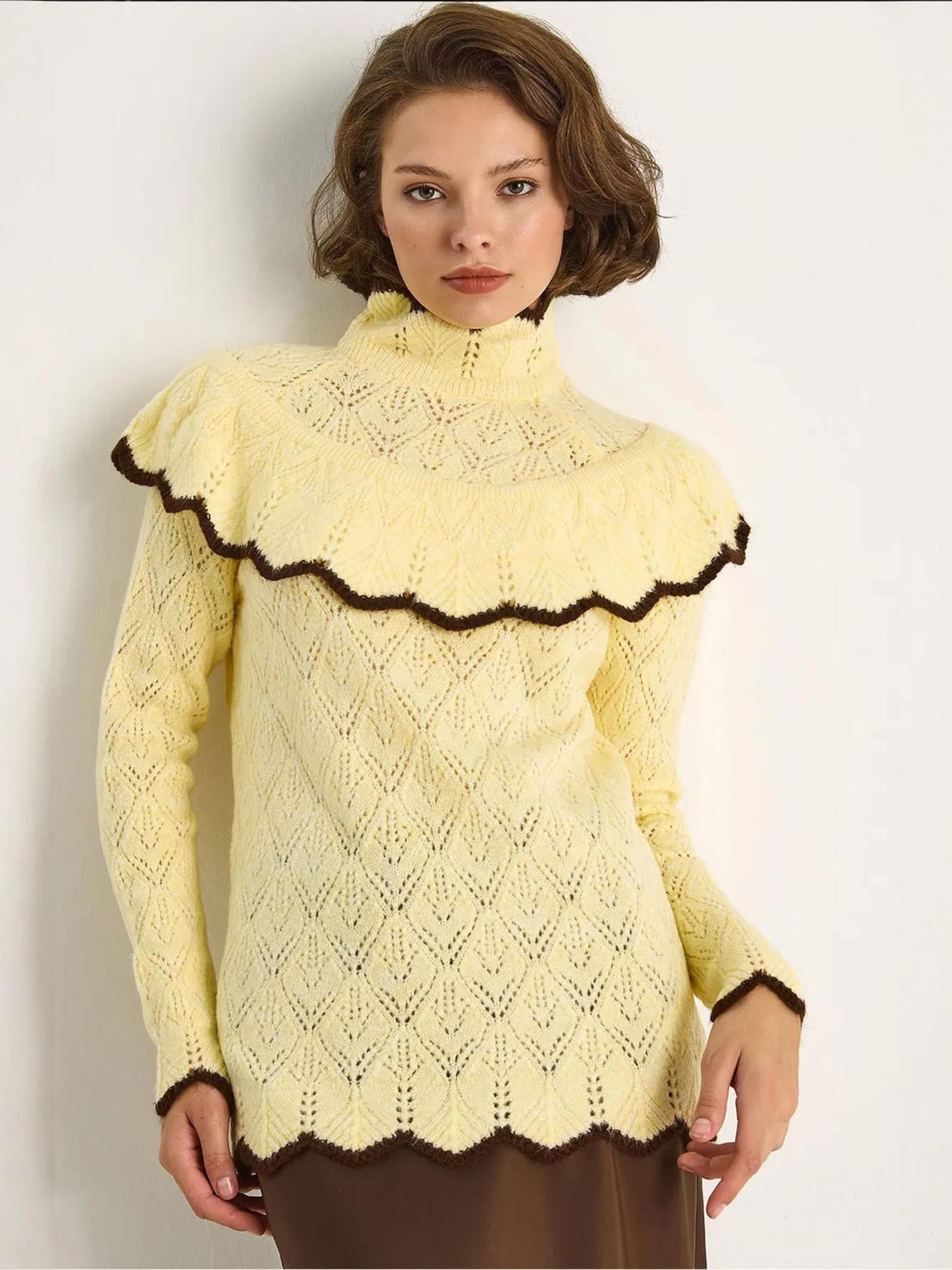 Bianco Lucci Свитер в желтом цвете
Bianco Lucci Свитер в желтом цвете