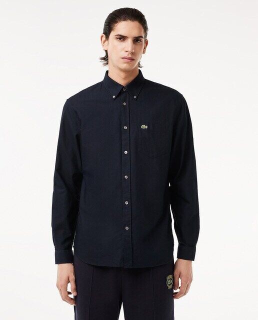 Рубашка оксфорд из хлопка стандартного кроя Lacoste, темно-синий
Рубашка оксфорд из хлопка стандартного кроя Lacoste, темно-синий