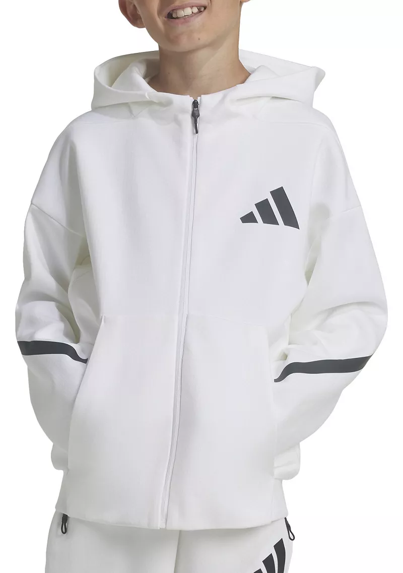 Детские кроссовки Adidas Z.N.E. Спортивная куртка с капюшоном и молнией во всю длину, белый/черный
Детские кроссовки Adidas Z.N.E. Спортивная куртка с капюшоном и молнией во всю длину, белый/черный