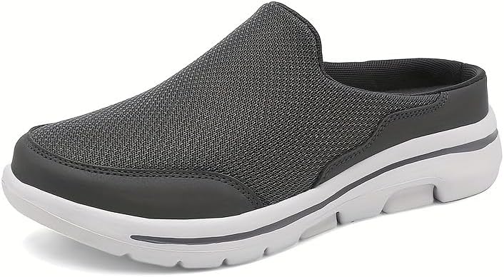 Мужские слипоны-мюли Полупроспортивные кроссовки, повседневная обувь для прогулок на улице, кроссовки без задника, обувь с открытой пяткой Hhhchpm, темно-серый
Мужские слипоны-мюли Полупроспортивные кроссовки, повседневная обувь для прогулок на улице, кроссовки без задника, обувь с открытой пяткой Hhhchpm, темно-серый