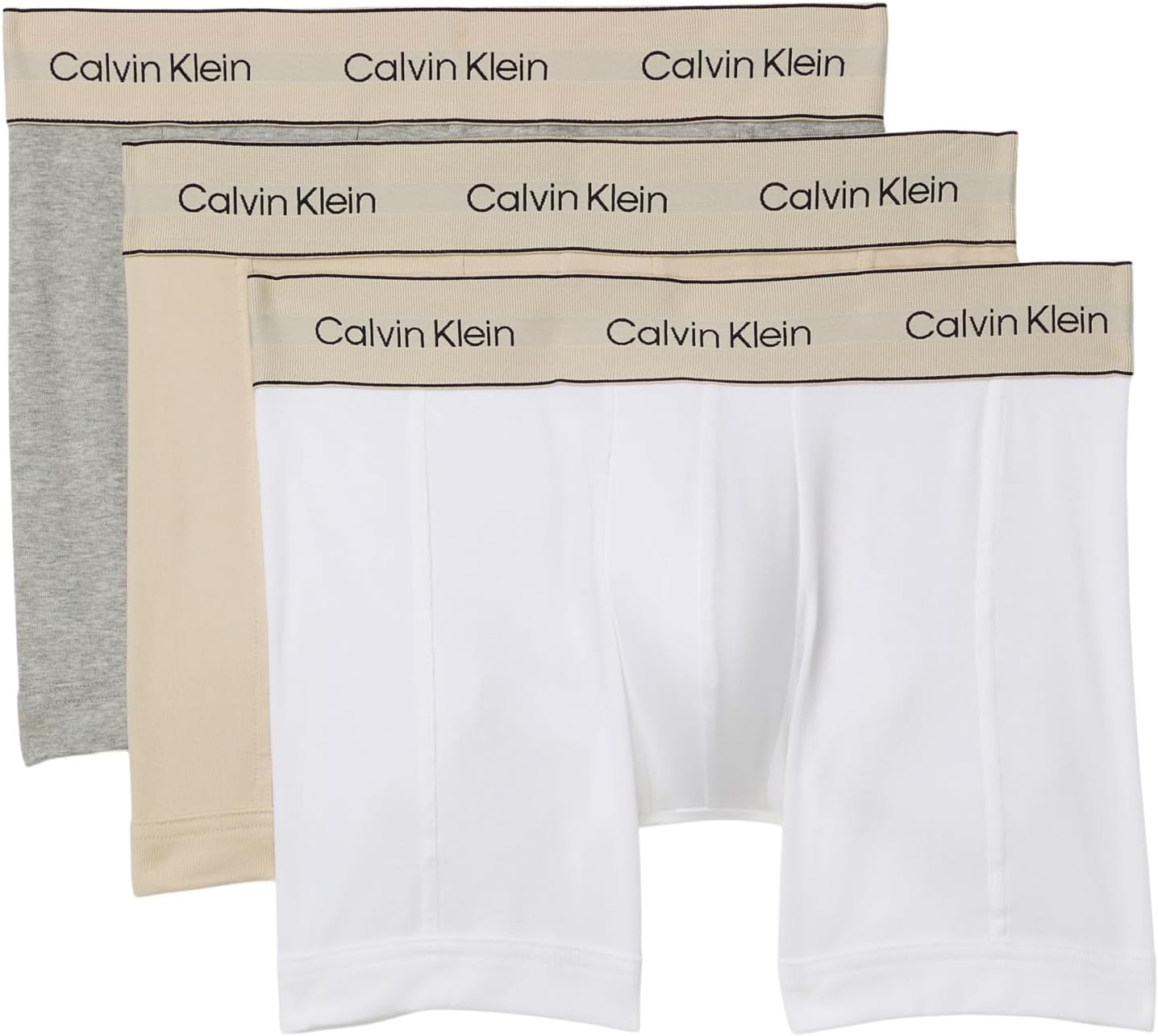 Комплект из 3 мужских трусов-боксеров из хлопка пима Calvin Klein Underwear, Oyster Gray/Grey Heather/White
Комплект из 3 мужских трусов-боксеров из хлопка пима Calvin Klein Underwear, Oyster Gray/Grey Heather/White