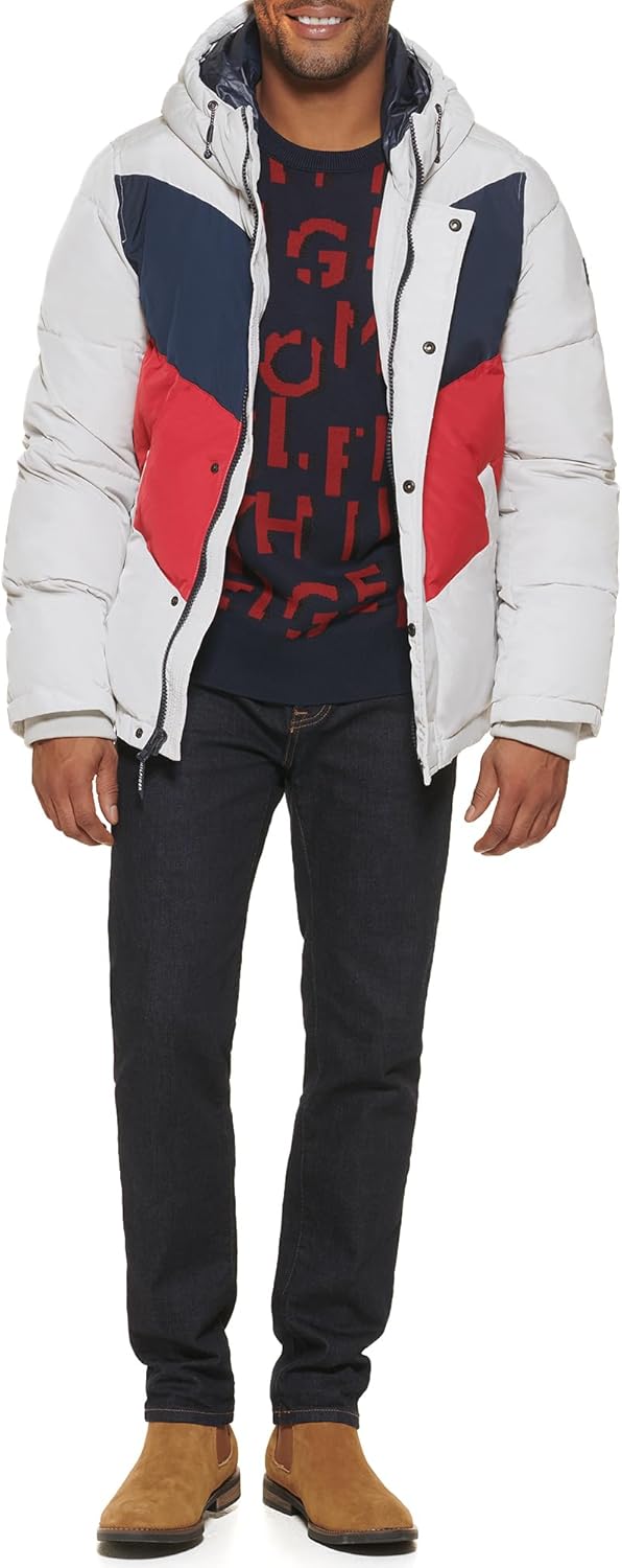 Мужской стеганый жилет с воротником-стойкой Tommy Hilfiger Mens, Ice Puffer
Мужской стеганый жилет с воротником-стойкой Tommy Hilfiger Mens, Ice Puffer