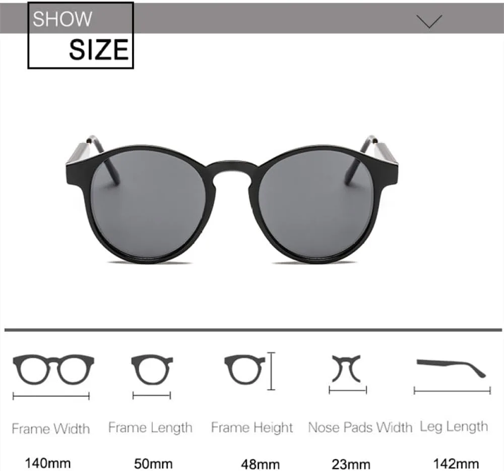 Ретро круглые солнцезащитные очки для женщин и мужчин, прозрачные женские солнцезащитные очки для мужчин и мужчин, защита от ультрафиолета UV400 generic, C1-29080
Ретро круглые солнцезащитные очки для женщин и мужчин, прозрачные женские солнцезащитные очки для мужчин и мужчин, защита от ультрафиолета UV400 generic, C1-29080