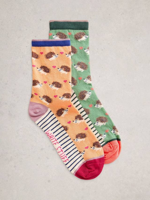 Носки с ёжиками из хлопковой смеси White Stuff, Pack of 2, Orange/Multi
Носки с ёжиками из хлопковой смеси White Stuff, Pack of 2, Orange/Multi