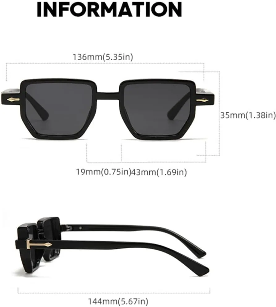 Винтажные женские солнцезащитные очки с прозрачными линзами цвета океана, защита от УФ-излучения UV400, мужские солнцезащитные очки с заклепками SZVVBKK, Black Gray
Винтажные женские солнцезащитные очки с прозрачными линзами цвета океана, защита от УФ-излучения UV400, мужские солнцезащитные очки с заклепками SZVVBKK, Black Gray