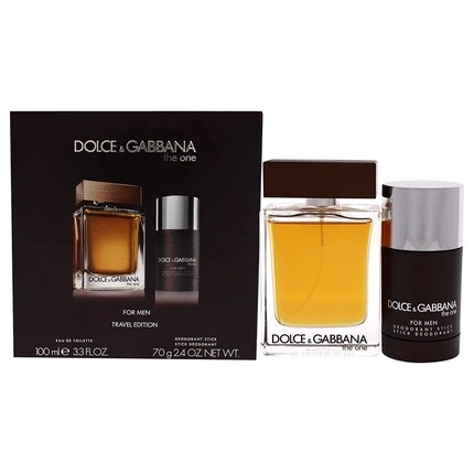 Парфюмерный набор для мужчин Dolce Gabbana The One for Men Giftset + Eau de toilette 100ml + Deodorant stick 75ml
Парфюмерный набор для мужчин Dolce Gabbana The One for Men Giftset + Eau de toilette 100ml + Deodorant stick 75ml