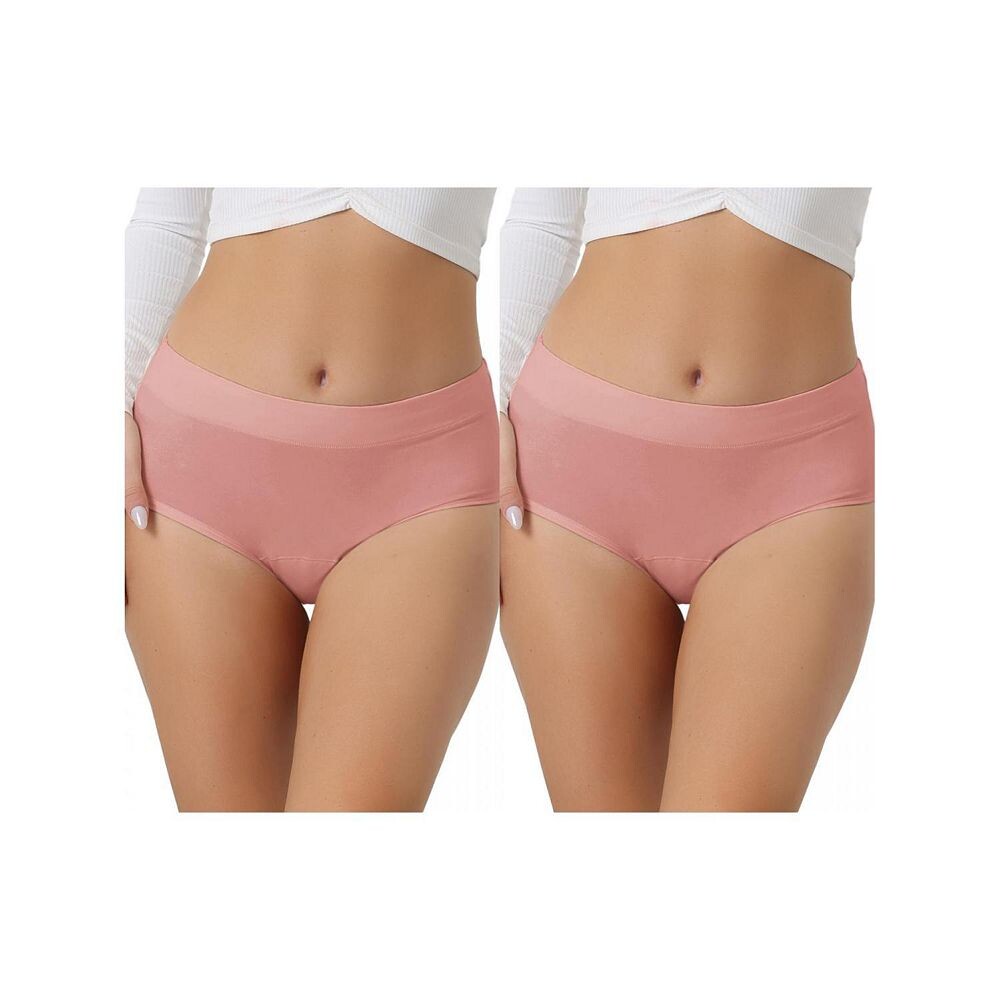 2 упаковки женского дышащего нижнего белья, хлопковые удобные эластичные 3-слойные трусики с высокой талией ALLEGRA K, цвет Dark Pink
2 упаковки женского дышащего нижнего белья, хлопковые удобные эластичные 3-слойные трусики с высокой талией ALLEGRA K, цвет Dark Pink