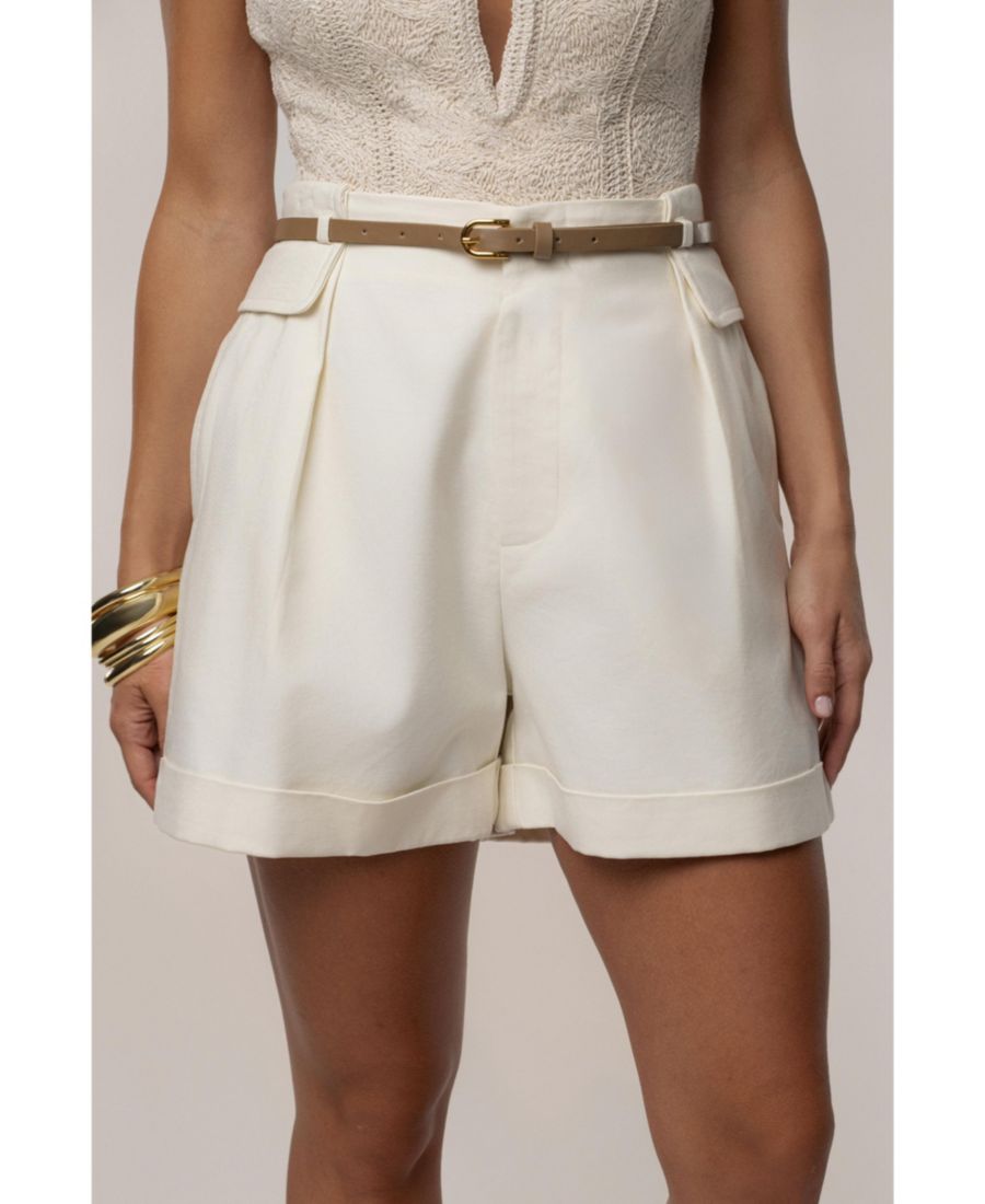 Шорты-карго с поясом JLUXLABEL, Ivory
Шорты-карго с поясом JLUXLABEL, Ivory