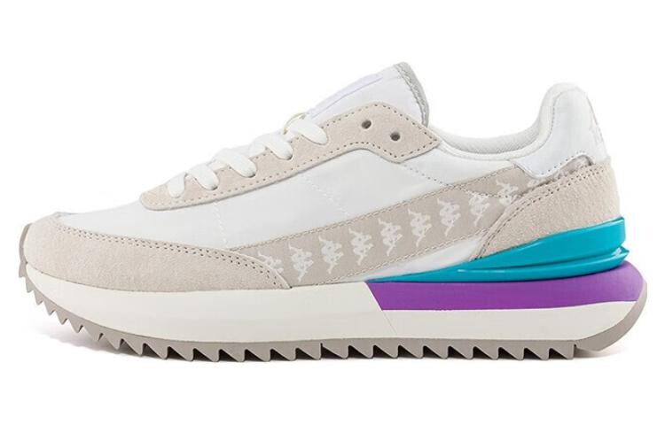 Кроссовки женские с низким верхом белые/фиолетовые Kappa
Кроссовки женские с низким верхом белые/фиолетовые Kappa