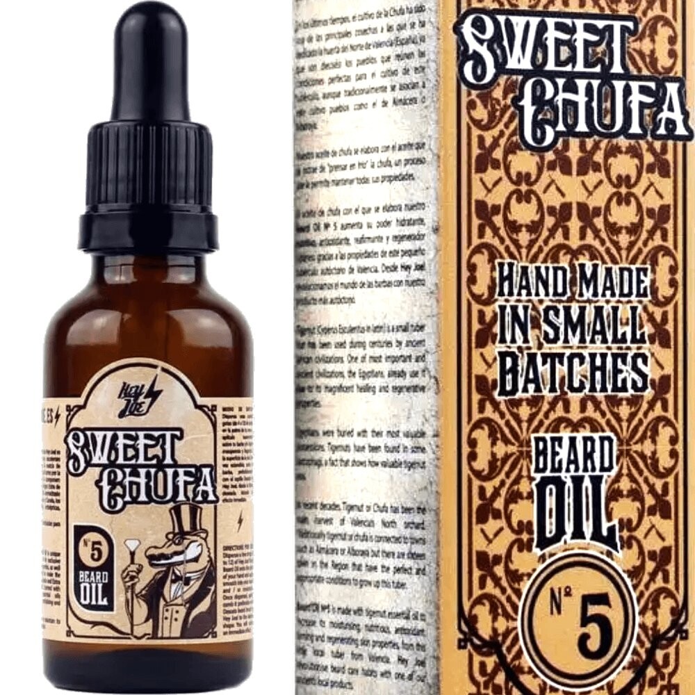 Hey Joe - Beard Oil №5 Sweet Chufa - Масло для бороды 30мл
Hey Joe - Beard Oil №5 Sweet Chufa - Масло для бороды 30мл